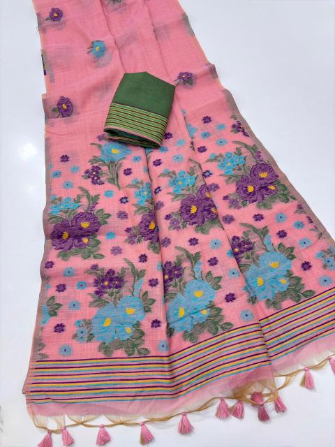Akshara muga cotton online saree at low price